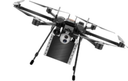 네트워크로 연결된 UAV 무인 항공기 멀티 로터 드론 10kg 유료물 12S 28000mAh 배터리